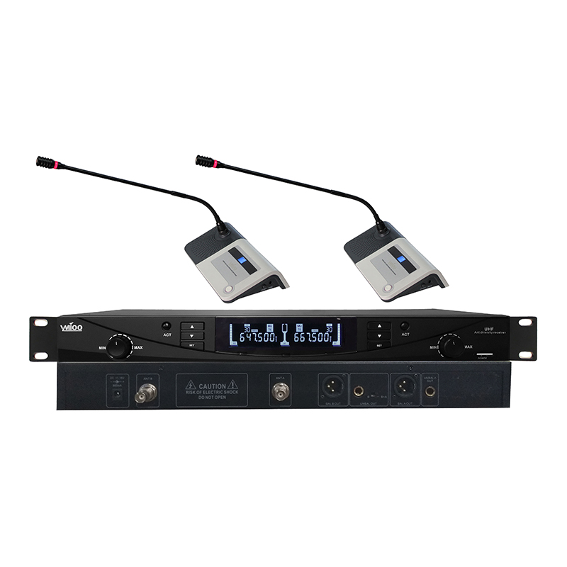 BR600/CM6380T一拖二UHF无线会议话筒
